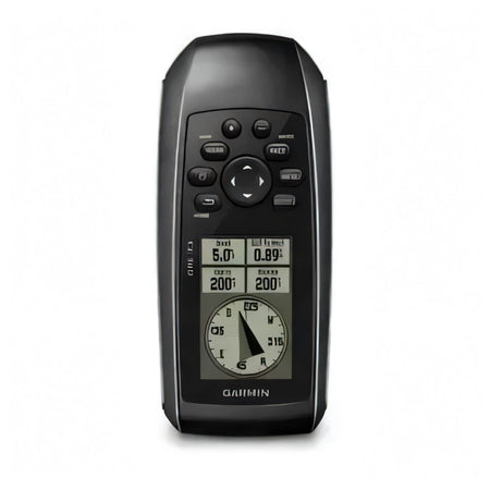 GPS portatile Garmin 73 nero con display bussola e schermo dati navigazione | Onautica