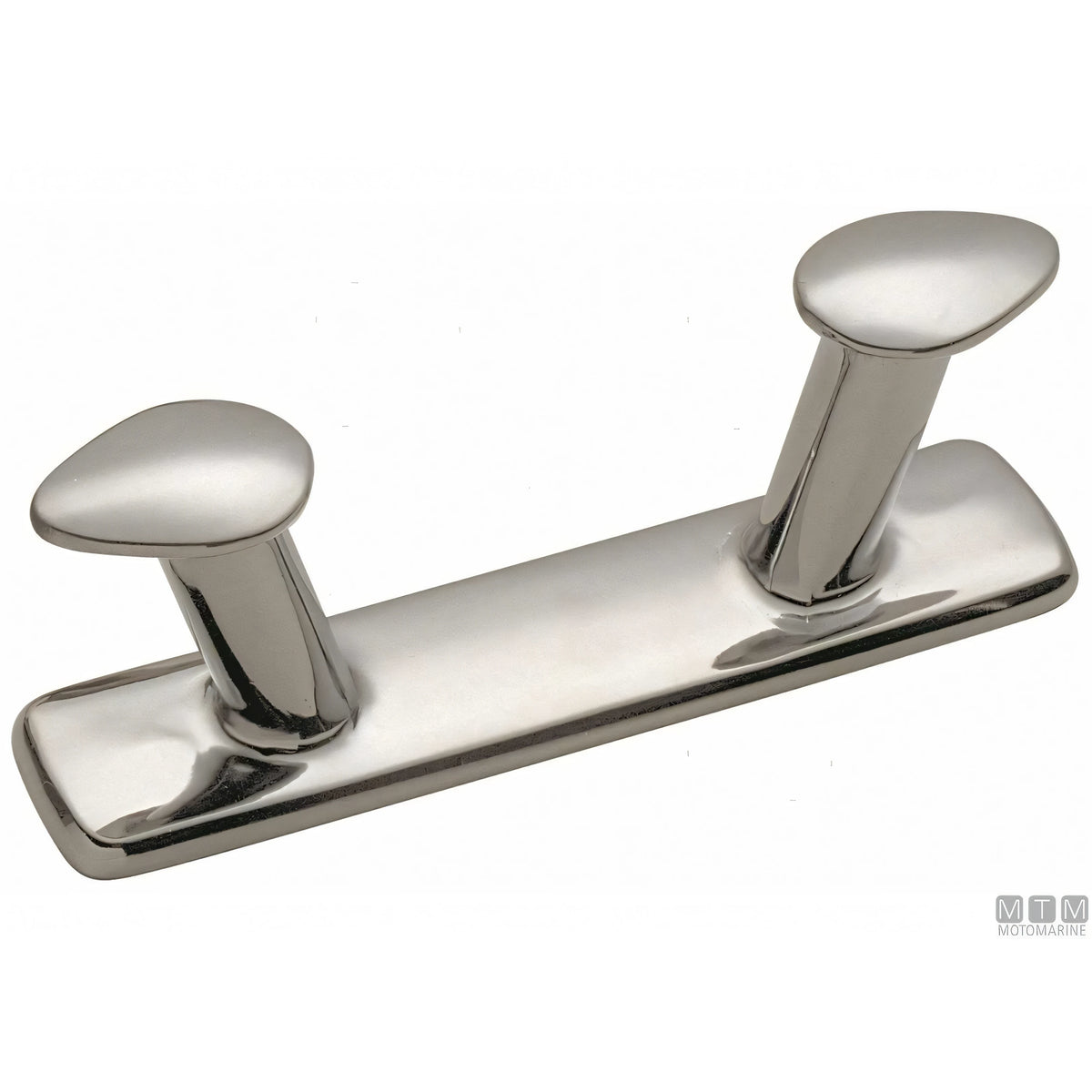 Bitta in Ottone Cromato a Due Fusti — 100 mm.