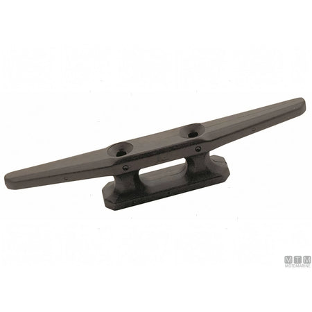 Bitta in Nylon per Ormeggio – Bitta a Doppio Foro per Cime su Vela e Motore — Nero / 60 mm