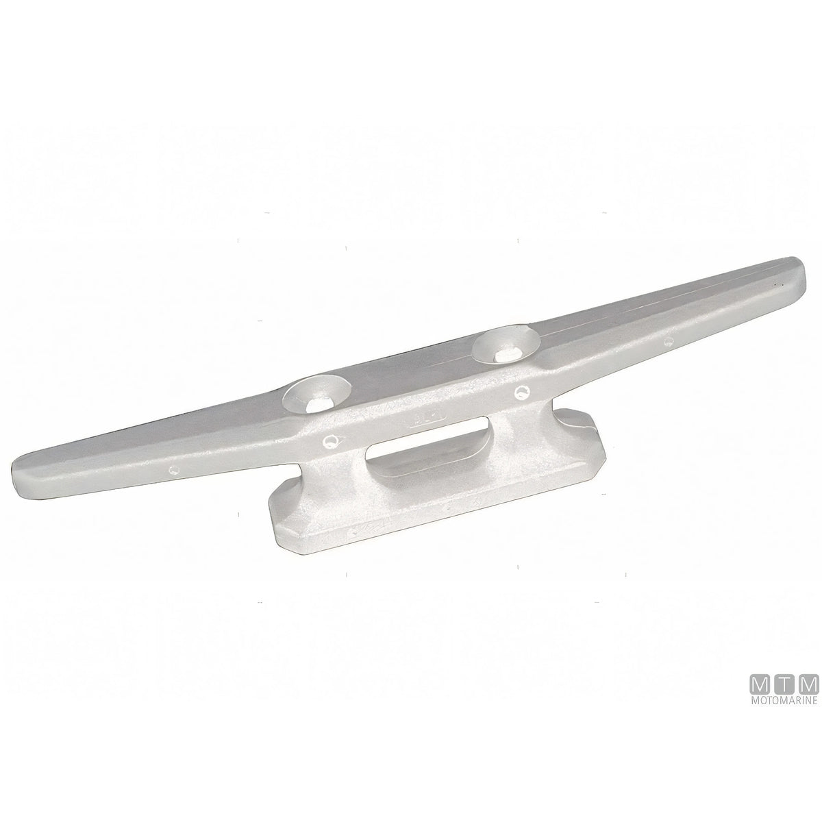 Bitta in Nylon per Ormeggio – Bitta a Doppio Foro per Cime su Vela e Motore — Bianco / 60 mm