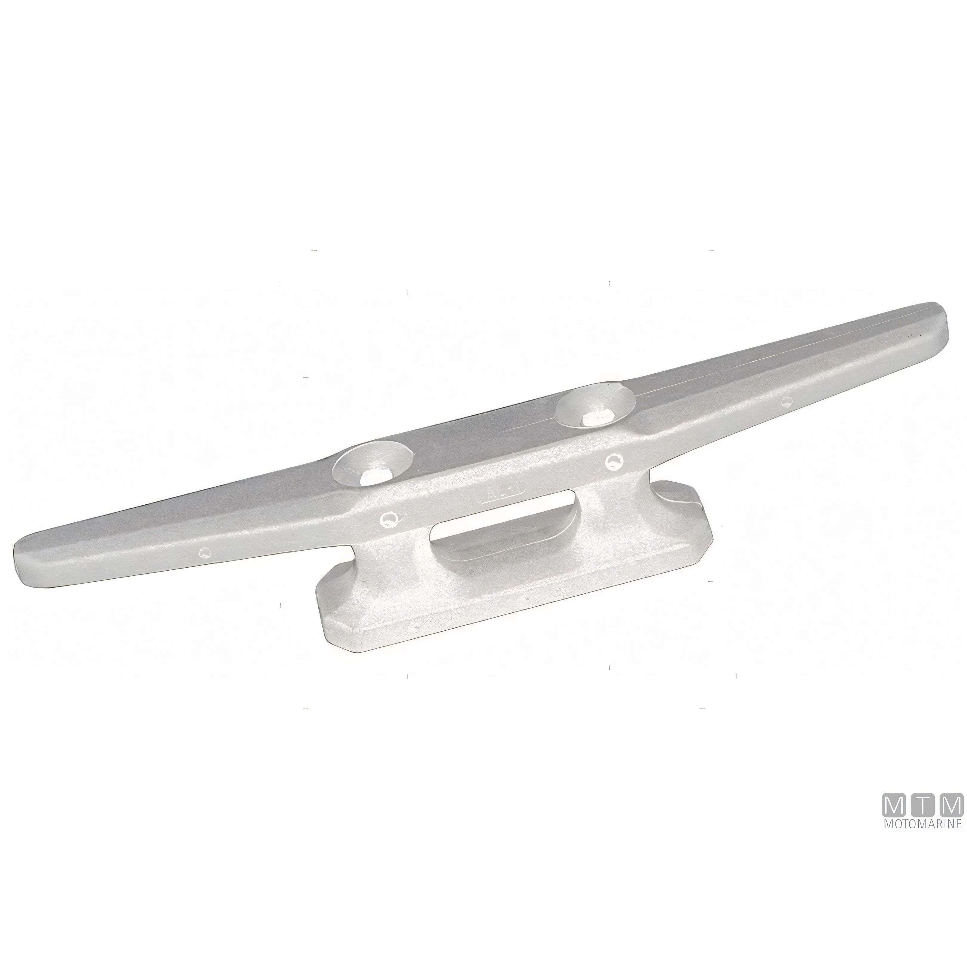Bitta in Nylon per Ormeggio – Bitta a Doppio Foro per Cime su Vela e Motore — Bianco / 60 mm