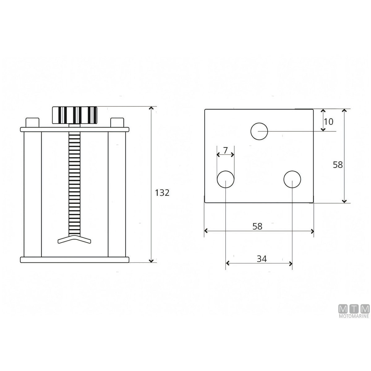 Ferma Ancora in Acciaio Inox per Musoni Basculanti Classic — Default Title