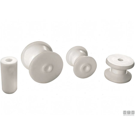 Rullo ricambio - L 42 mm. - Ø 60 mm. - foro Ø 11 mm. puleggia — vista 2