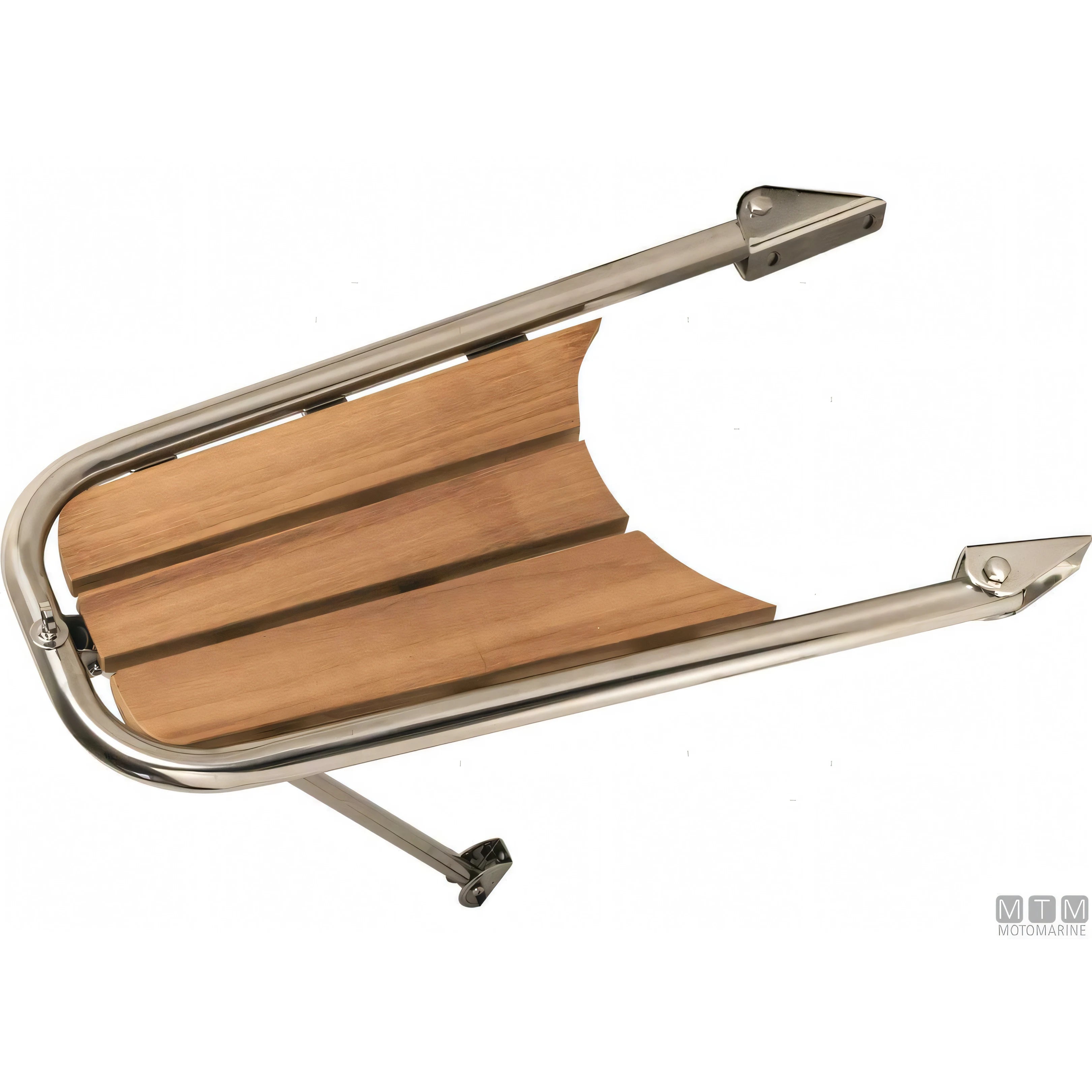 Delfiniera Motomarine in Acciaio Inox 316 e Teak