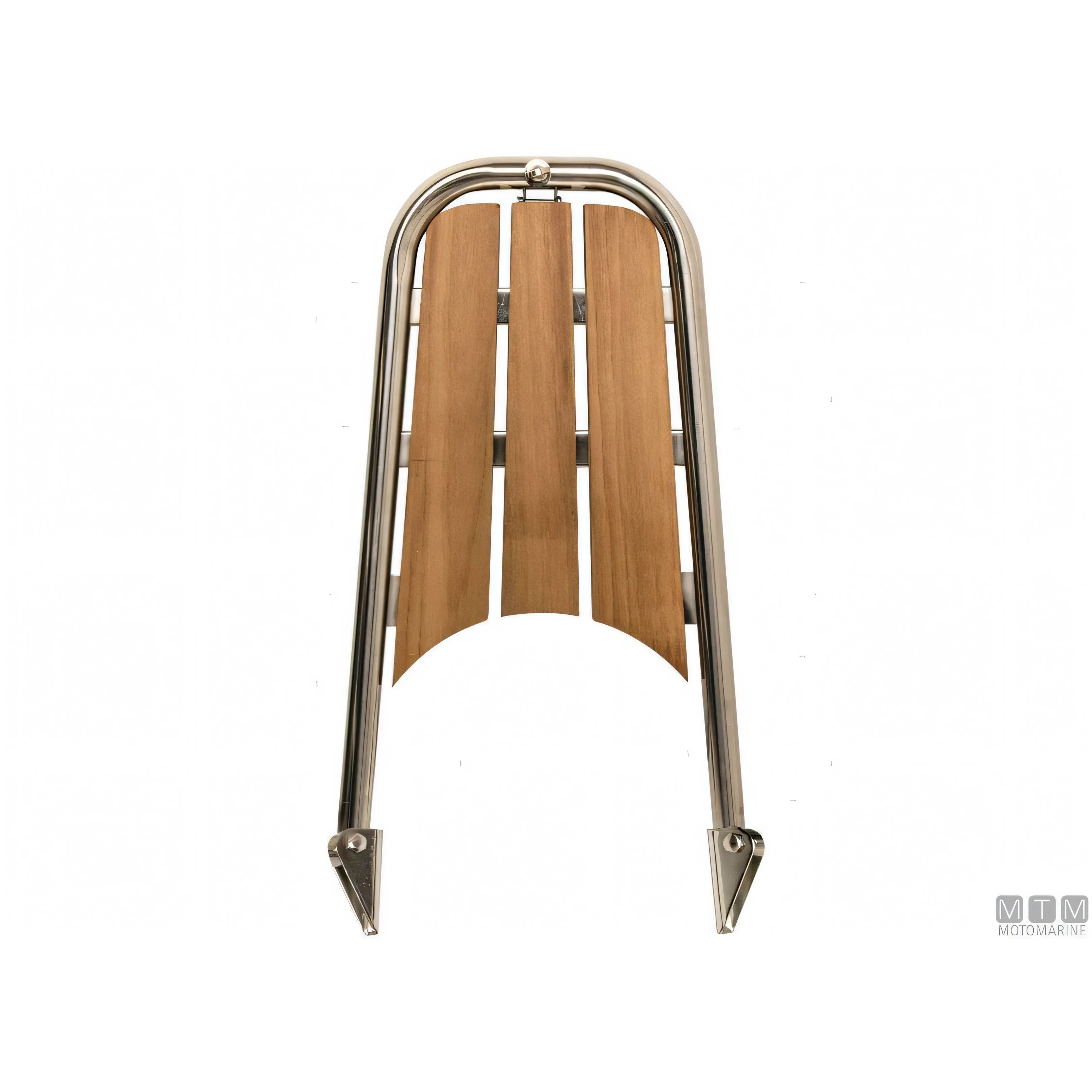 Delfiniera Motomarine in Acciaio Inox 316 e Teak — vista 2