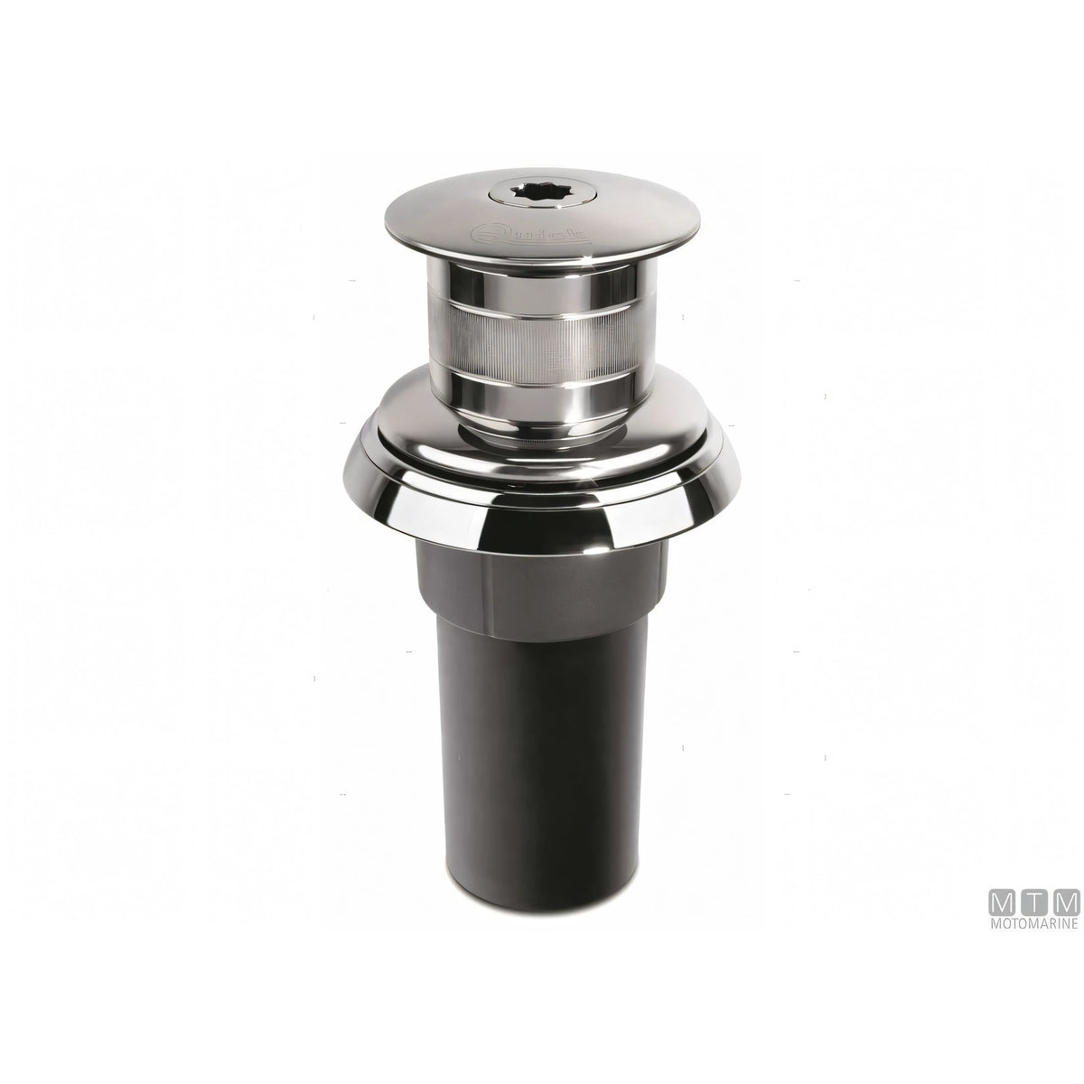 Verricello da tonneggio Quick Totem TM3 in alluminio anodizzato e bronzo cromato — TM3 500W/12V