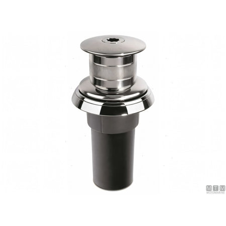 Verricello da tonneggio Quick Totem TM3 in alluminio anodizzato e bronzo cromato — TM3 500W/12V