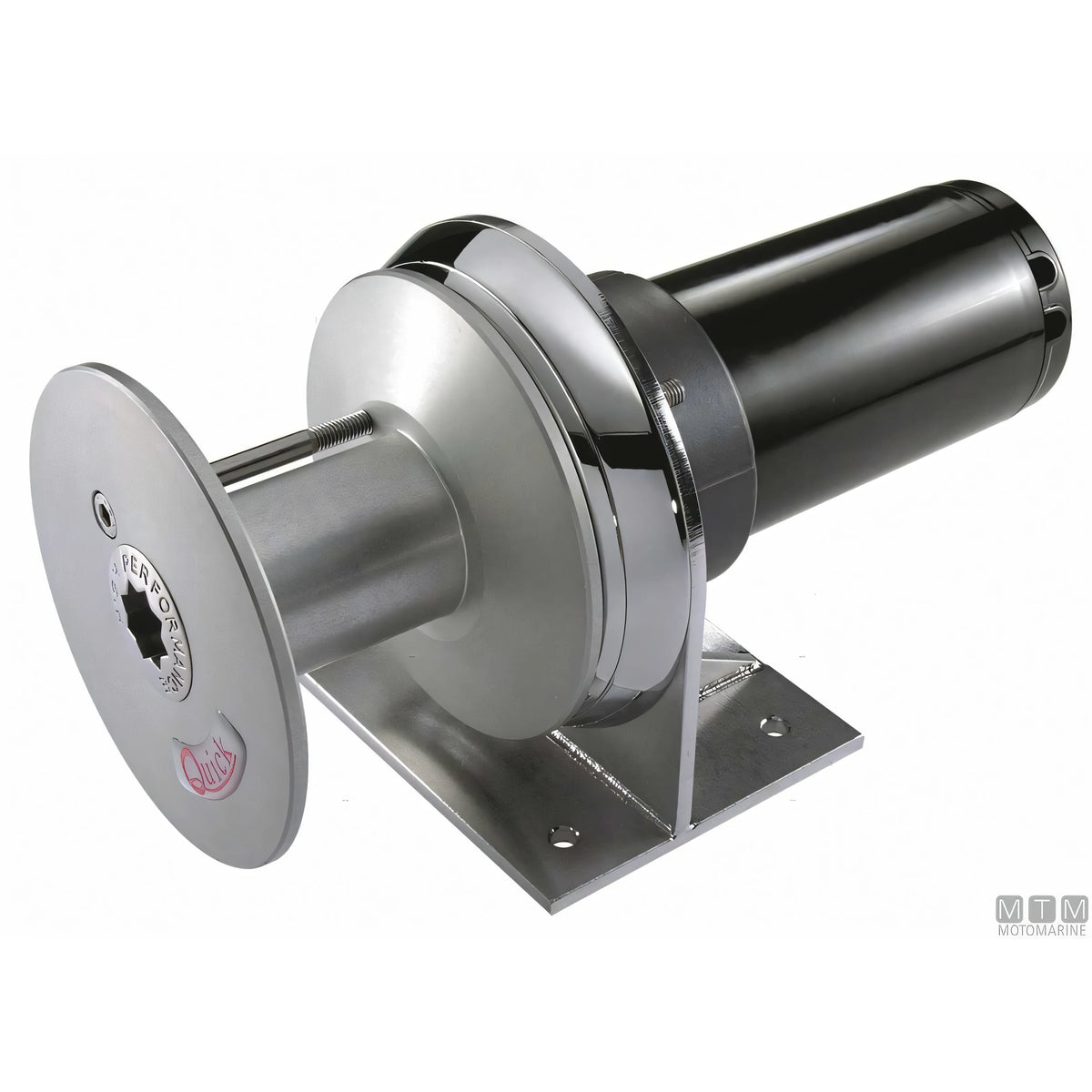 Quick Totem verricello da tonneggio in bronzo cromato e alluminio anodizzato — TMG 500W - 12V