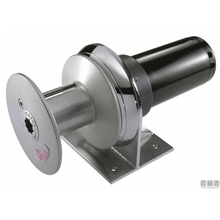 Quick Totem verricello da tonneggio in bronzo cromato e alluminio anodizzato — TMG 500W - 12V