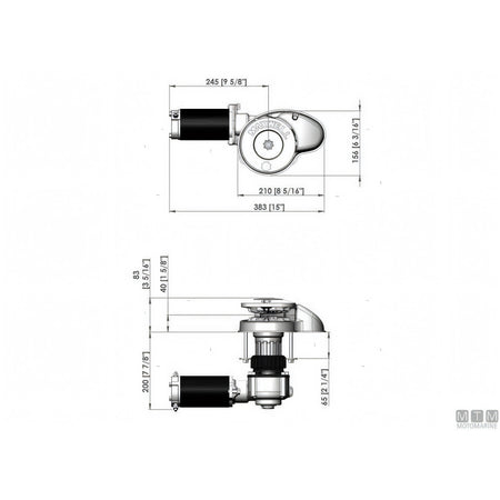 Maxwell Verricello Salpa Ancora RC8 Bronzo e Acciaio Inox — Senza Drum