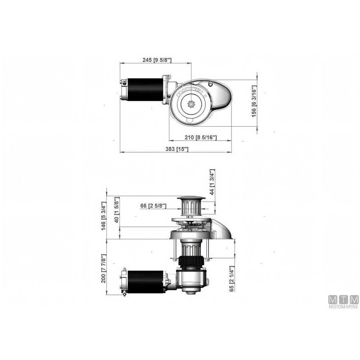 Maxwell Verricello Salpa Ancora RC8 Bronzo e Acciaio Inox — Senza Drum