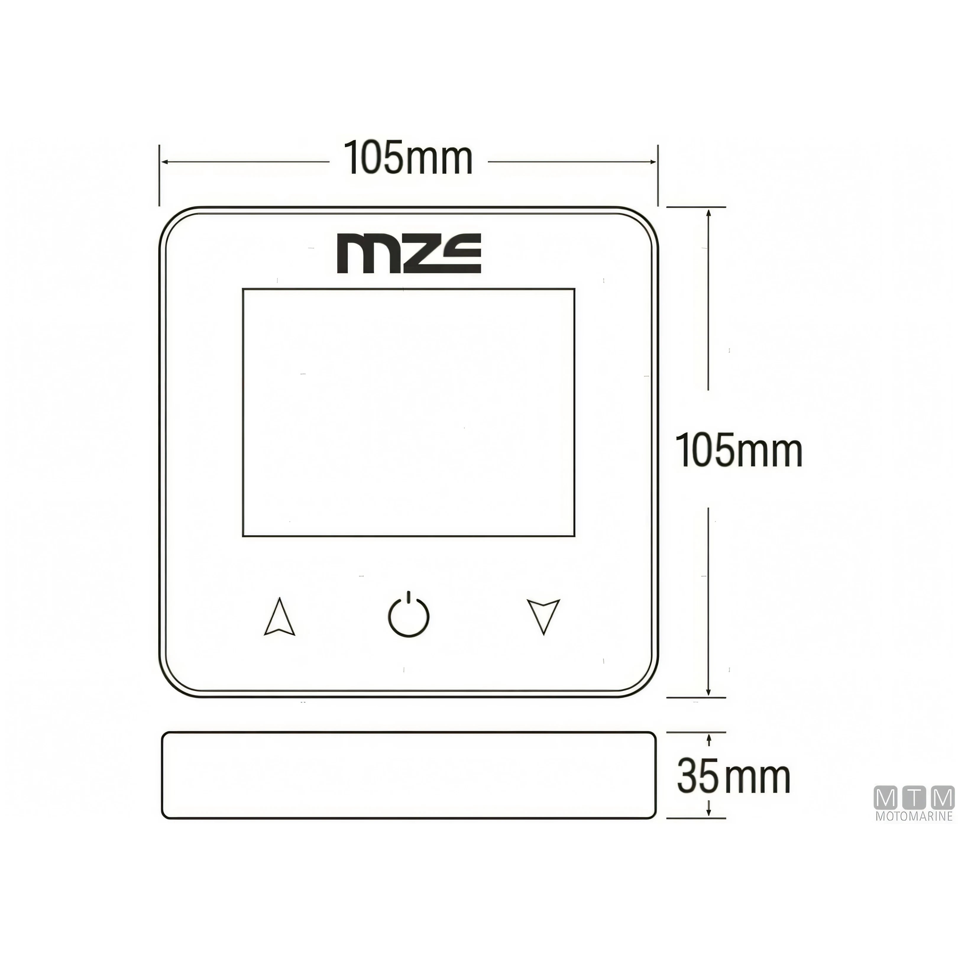 Motomarine Pannello Touch Contacatena Up-Down MZ — Pannello Digitale Touch