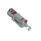Pulsantiera Quick Up-Down 2 pulsanti grigia e bordeaux con supporto e gancio | Onautica