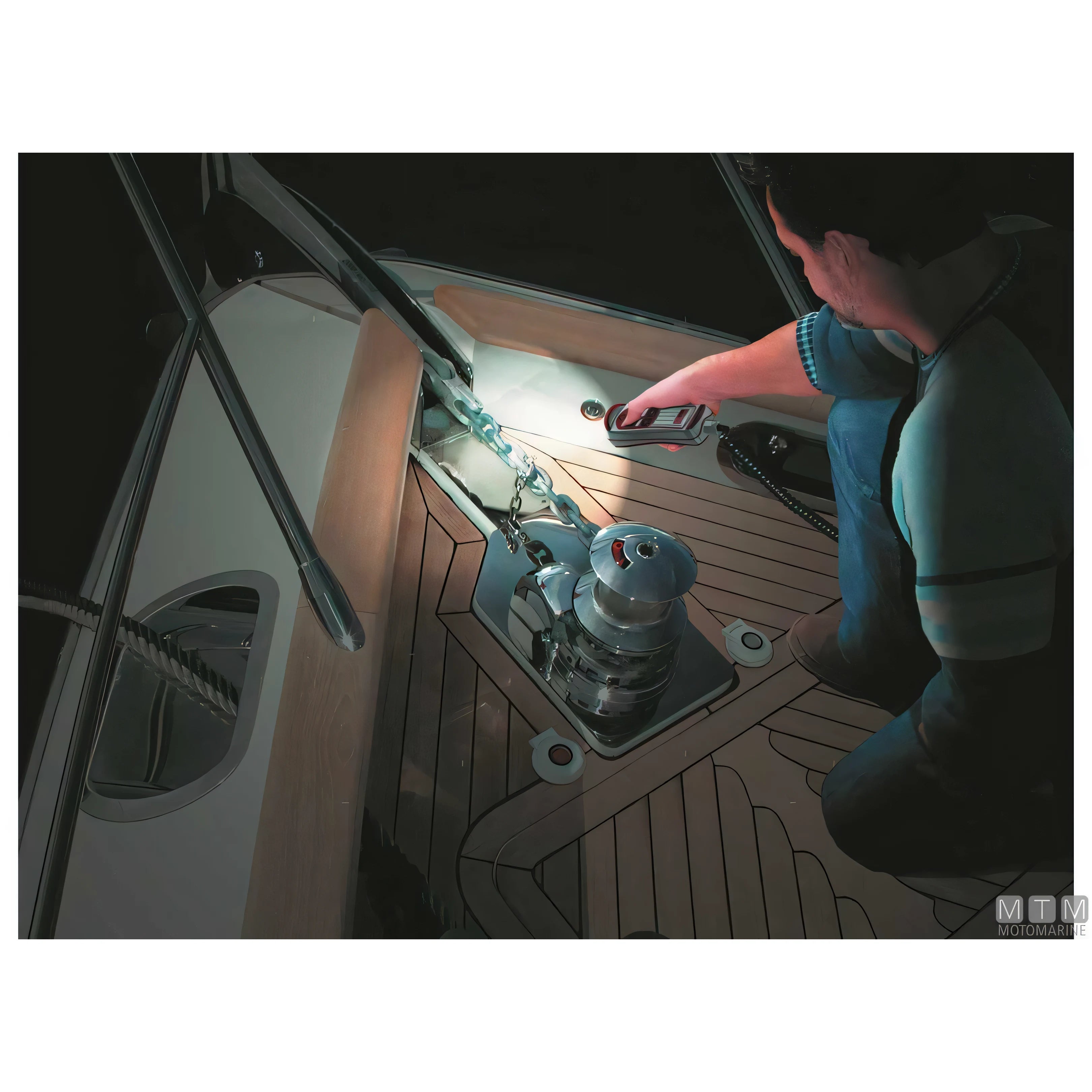 Pulsantiera Up-Down 2 Pulsanti 12/24V – Comando Stagno per Salpa-Ancore con Cavo 4,2 m — Default Title