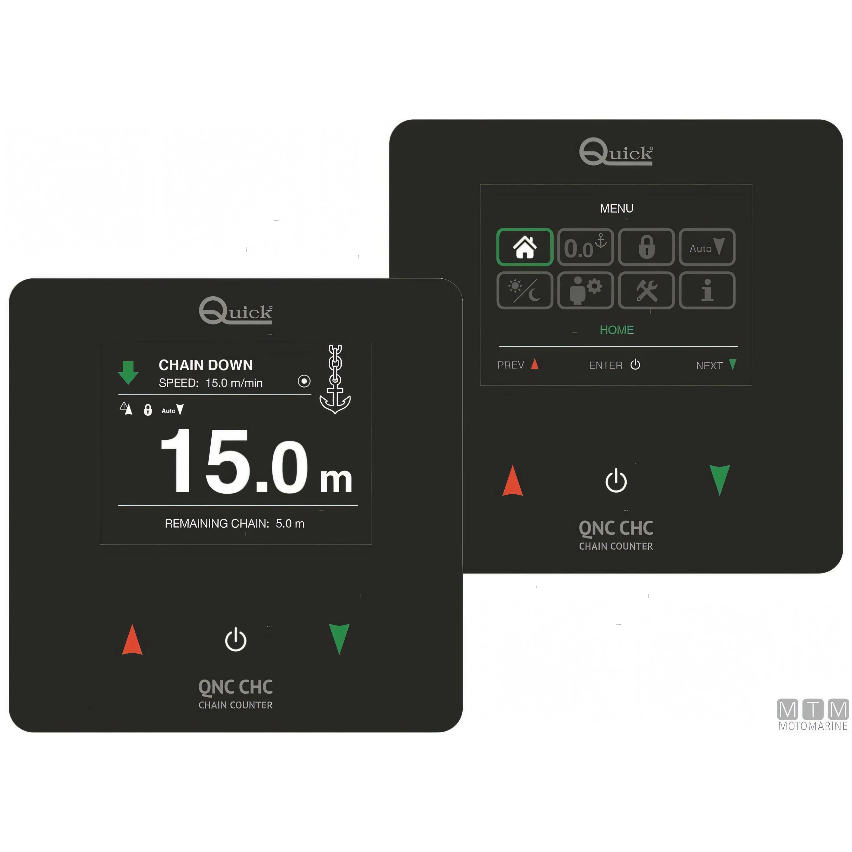 Quick pannello contacatena QNC CHC per salpa ancora — 115 x 115 x H26+6 mm