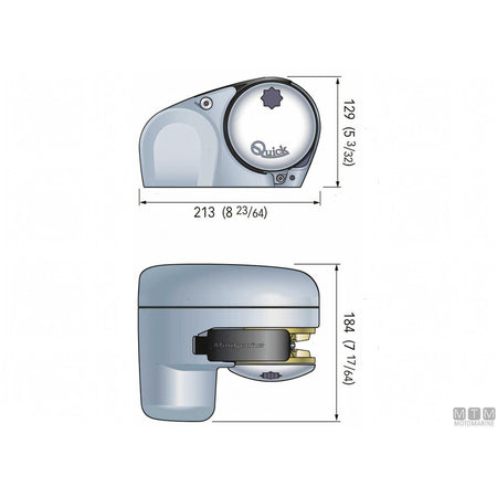 Quick Verricello Salpa Ancora Genius GP2 150W in composito rinforzato — Ø6mm
