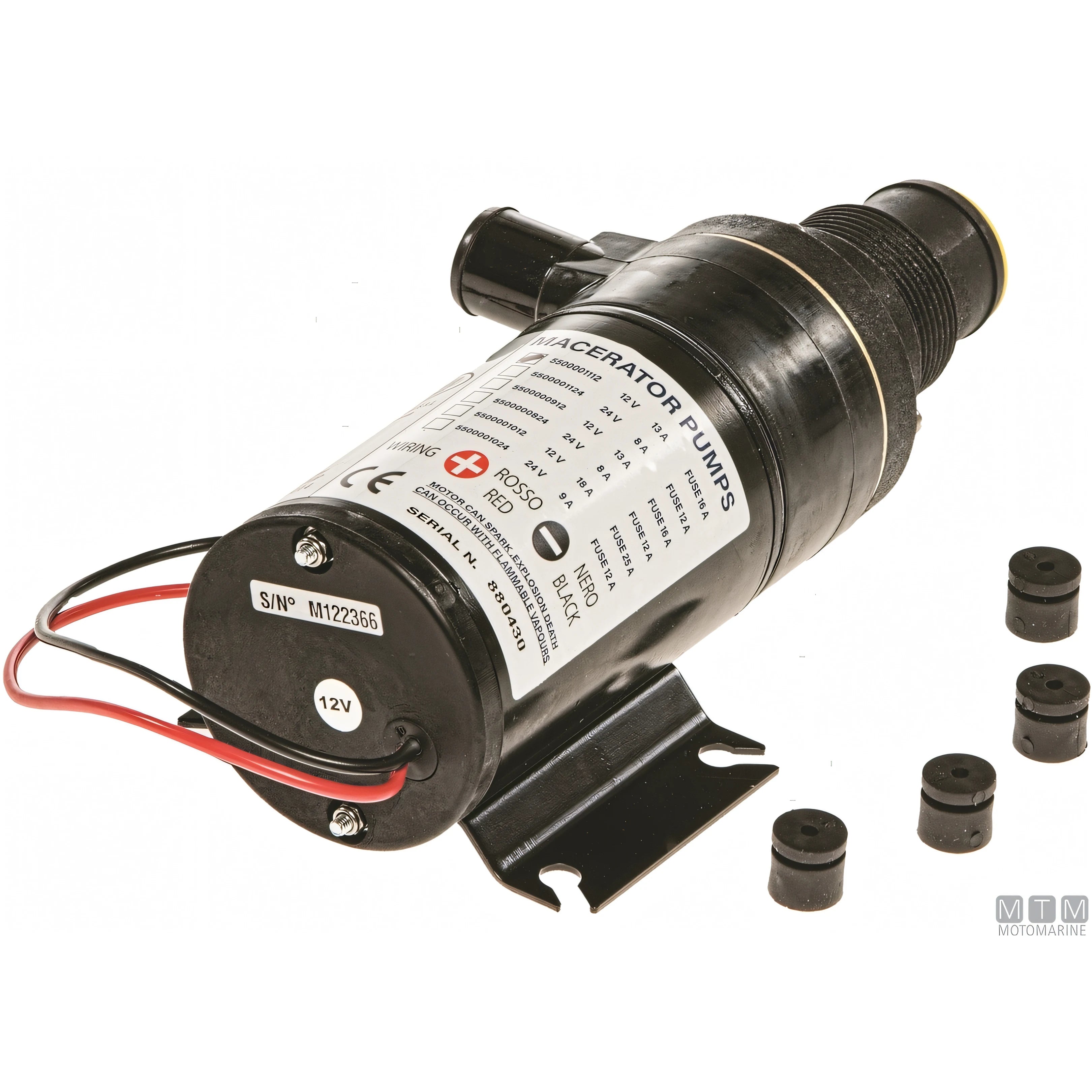 Ocean maceratore Polymer Head in polimero — 12V