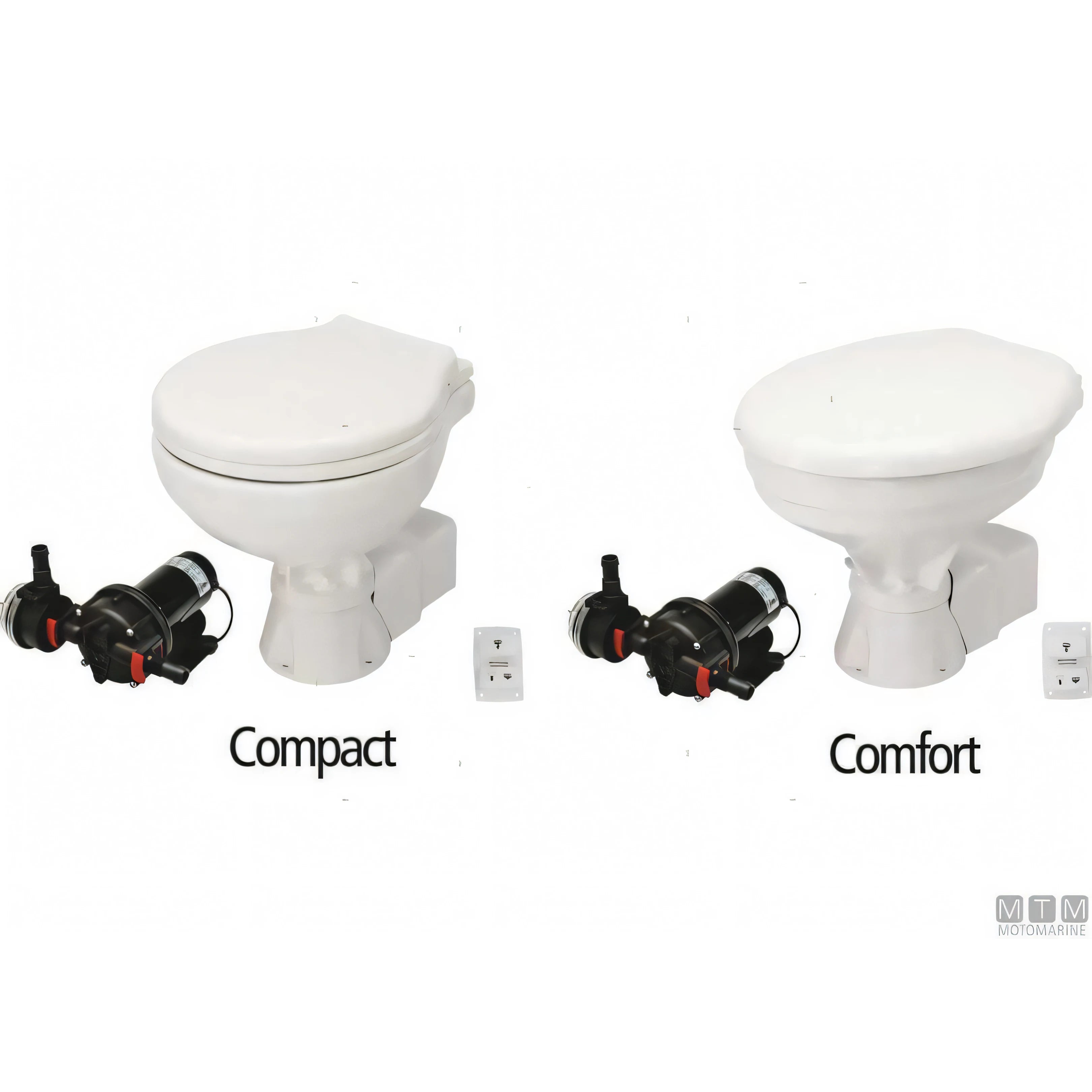 Toilet elettrica Johnson SPX Aqua-T Silent — Compact 12V