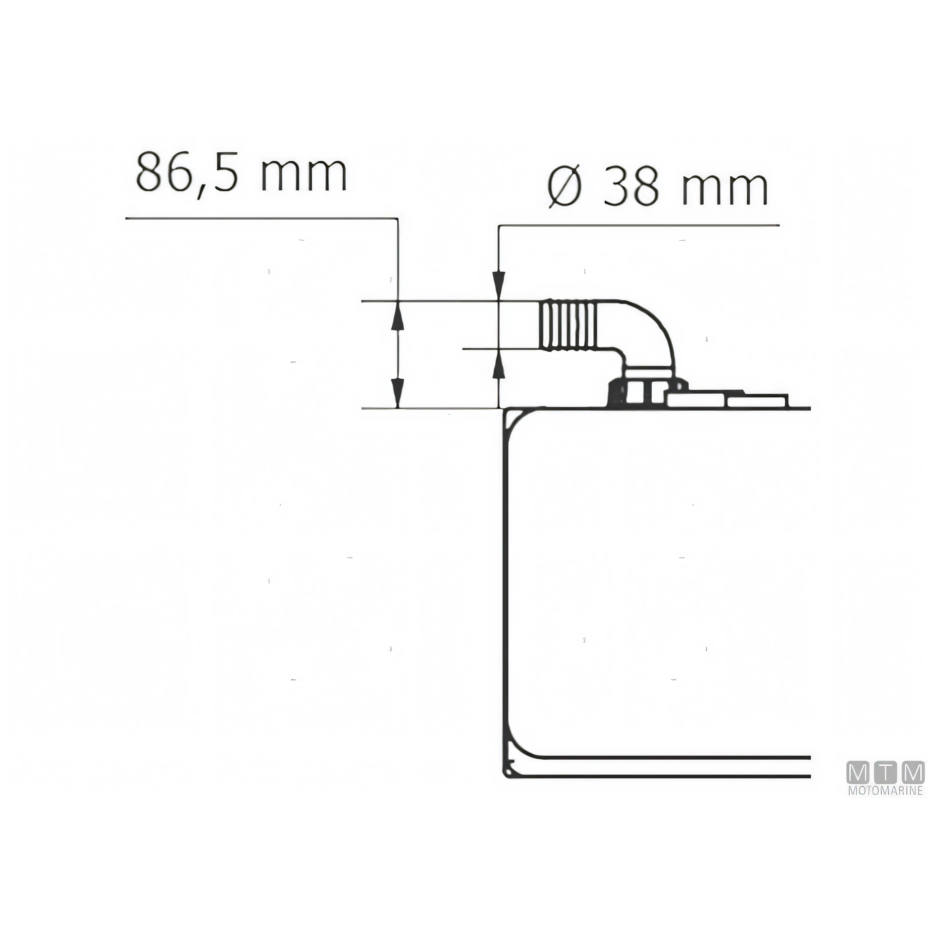 Serbatoio acque nere Can SB New Line — Piatto 35 L