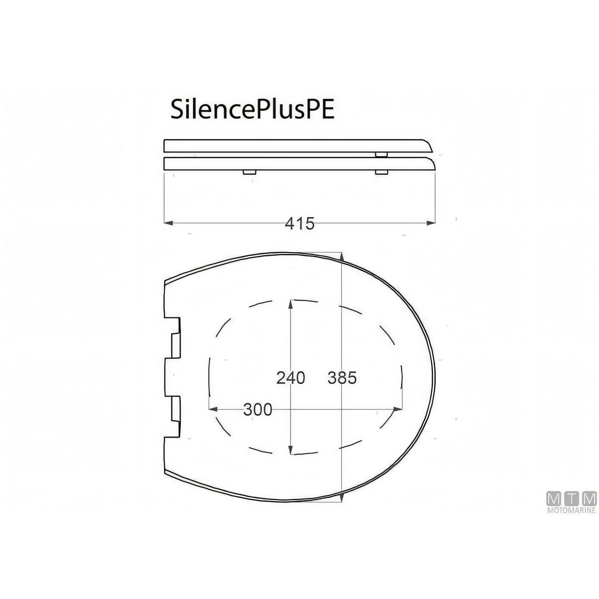 Tecma WC Silence Plus 2G pannello All-in-One SFT — Toilet Standard 12V