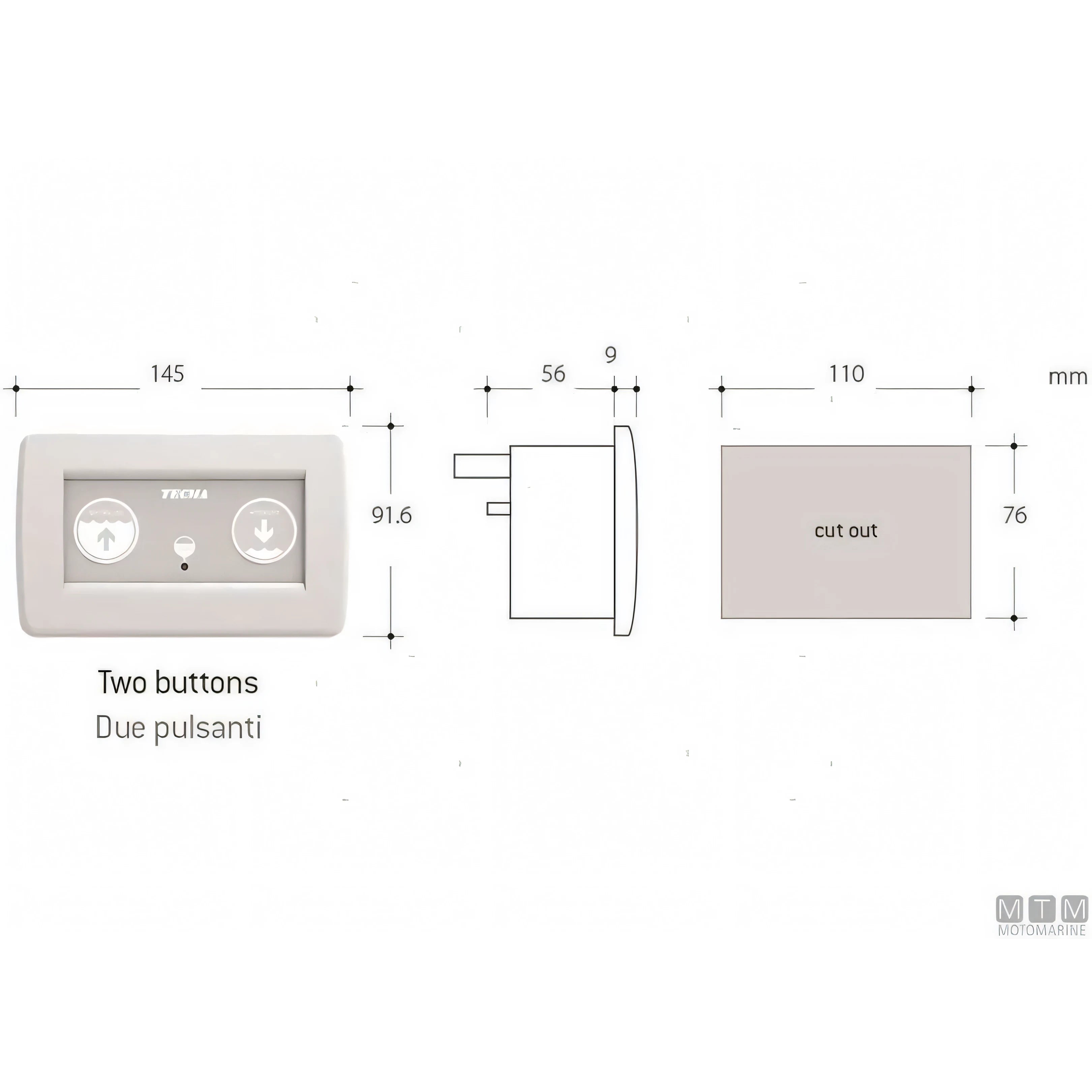 Tecma WC Silence Plus 2G pannello All-in-One SFT — Toilet Standard 12V
