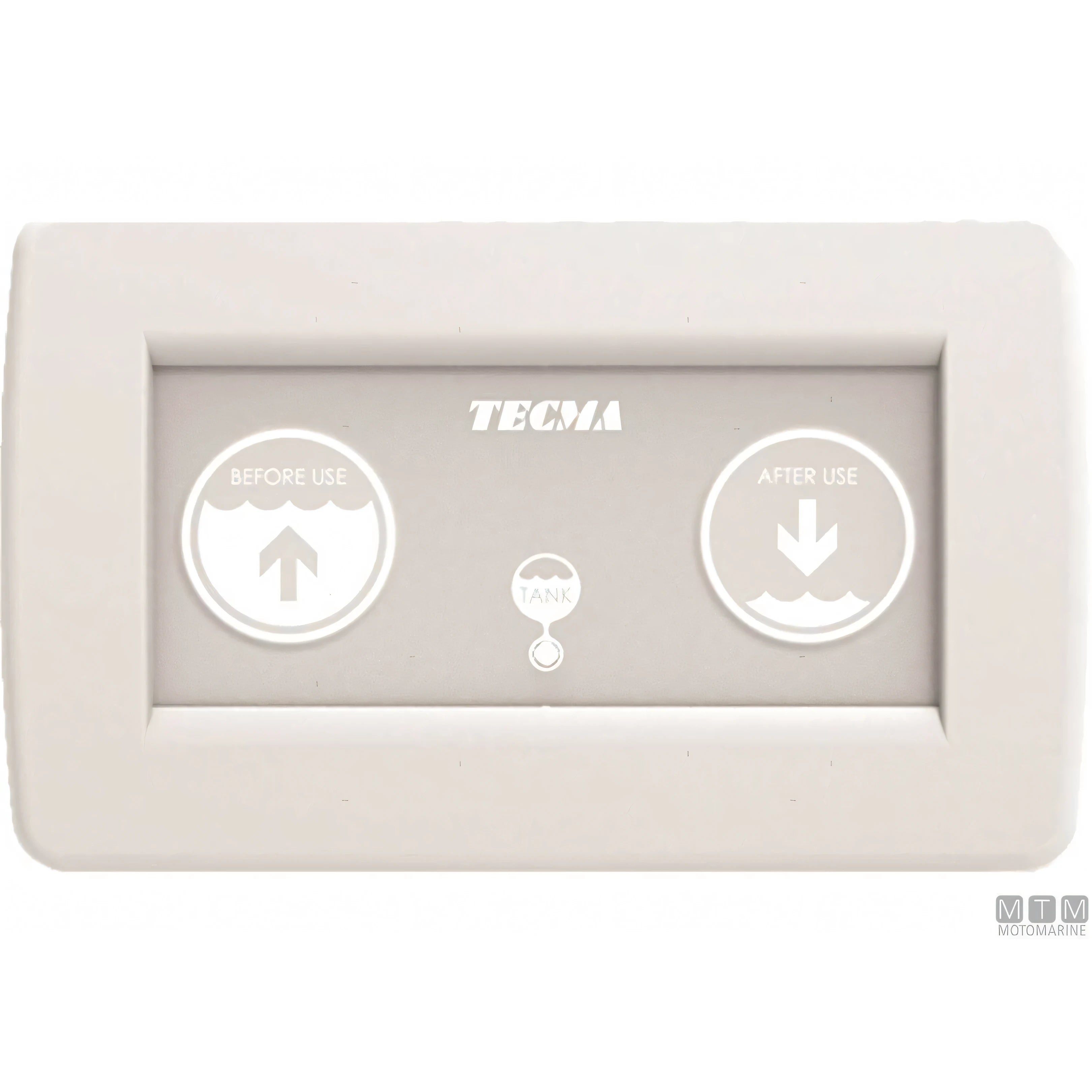 Tecma pannello controllo toilet nautico serie SFT — All-in-One 2 pulsanti