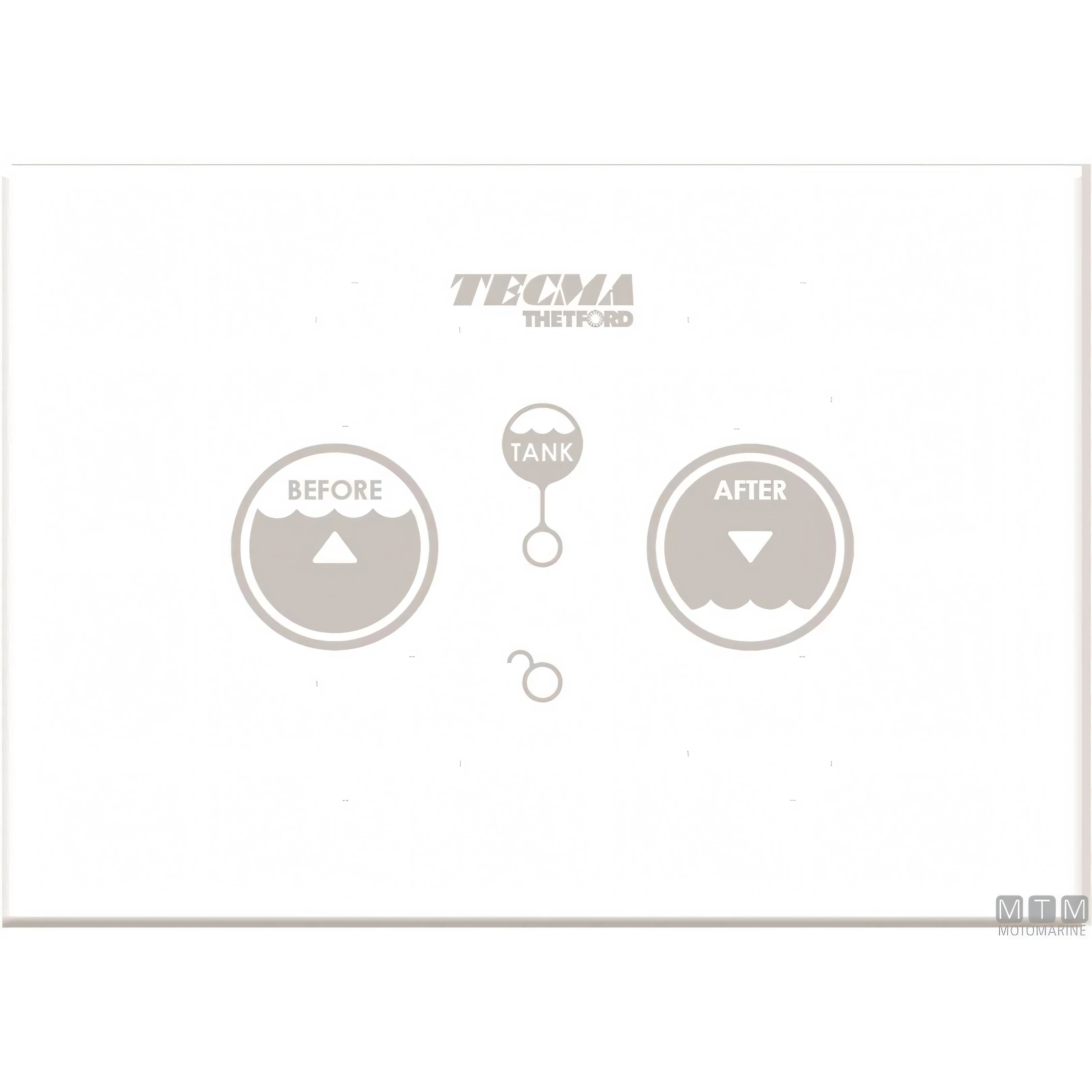 Tecma pannello controllo toilet nautico serie SFT — Touch