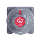 Interruttore deviatore batterie Selecta 175A grigio, posizioni 1-2-BOTH-OFF, corpo plastico quadrato | Onautica