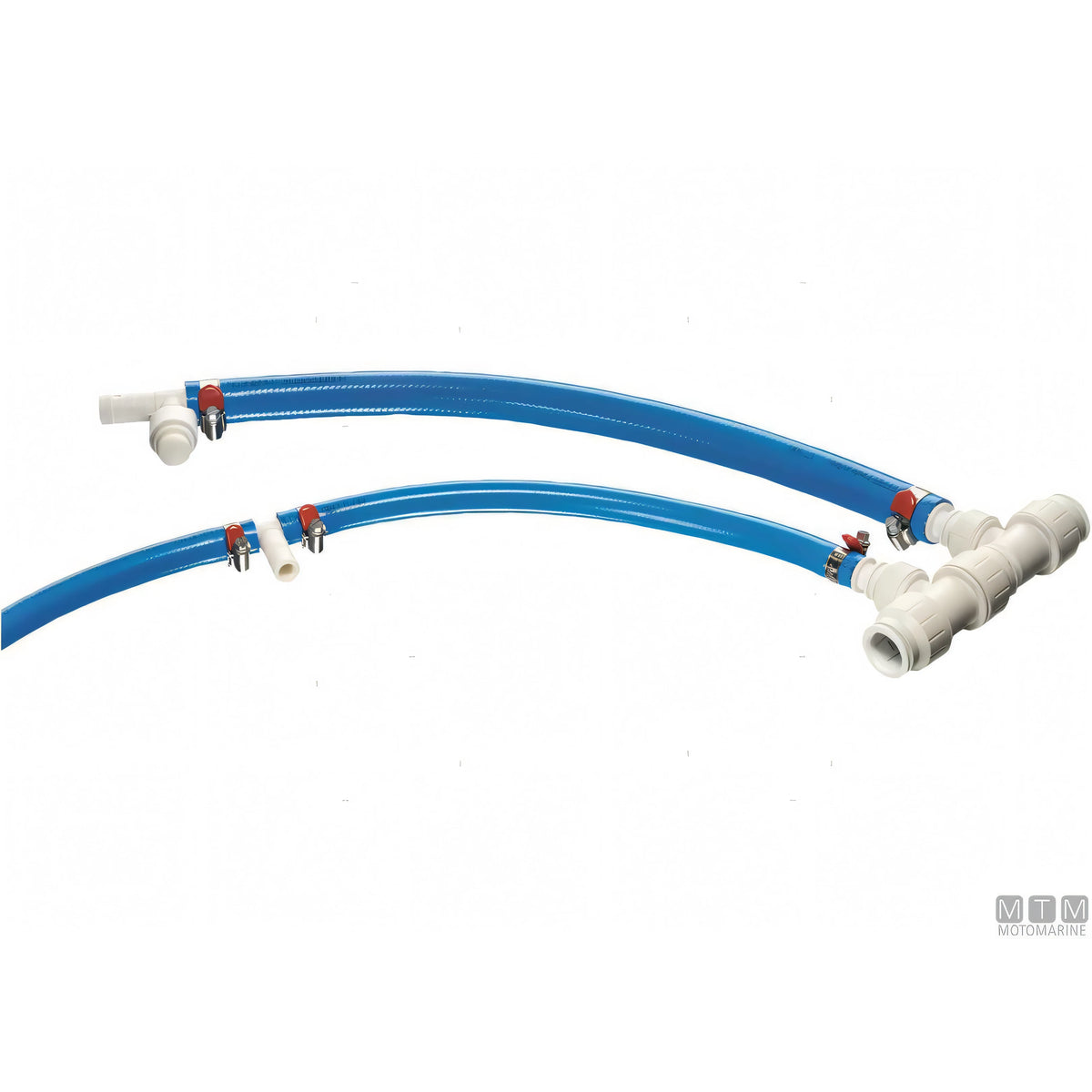 Fitt Refittex tubo acqua atossico PVC per impianti nautici — Ø 12,3 mm Blu — 50 m