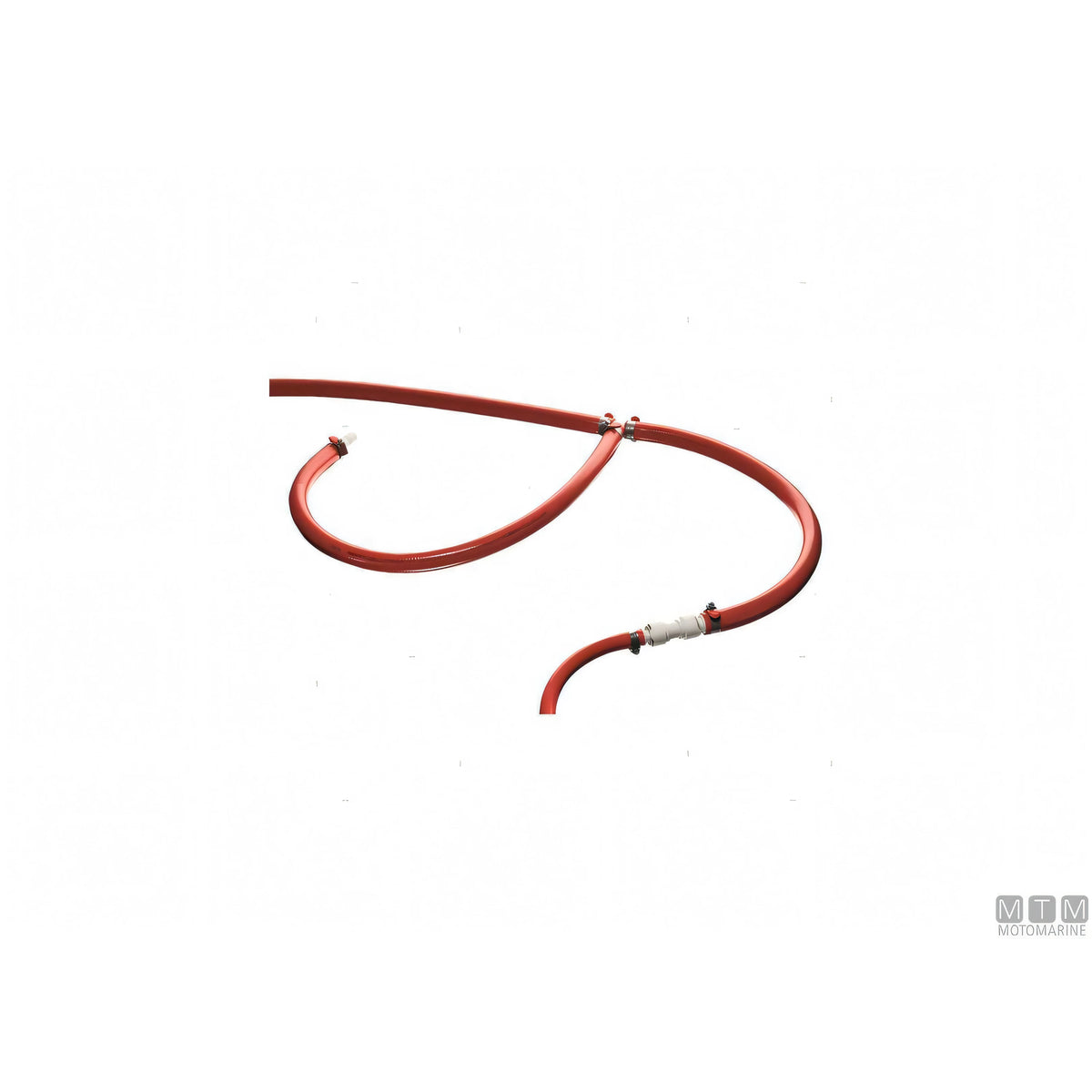 Fitt Refittex tubo acqua atossico PVC per impianti nautici — Ø 12,3 mm Rosso — 50 m