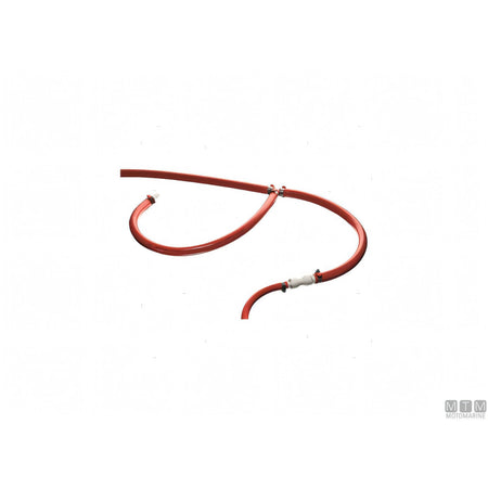 Fitt Refittex tubo acqua atossico PVC per impianti nautici — Ø 12,3 mm Rosso — 50 m