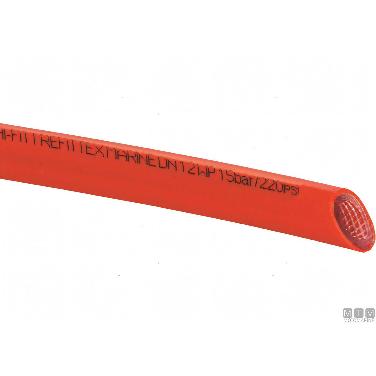 Fitt Refittex tubo acqua atossico PVC per impianti nautici — Ø 19 mm Rosso — 50 m