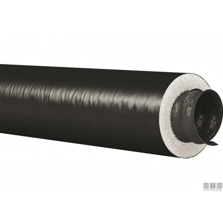 Tubo termoisolante flessibile per climatizzazione con spirale in acciaio armonico — Ø 80 mm — 10 m