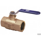 Valvola a sfera Guidi in bronzo con leva inox — 3/8"