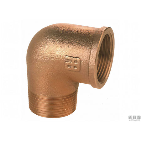 Guidi gomito M-F in bronzo raccordo filettato — 3/8''
