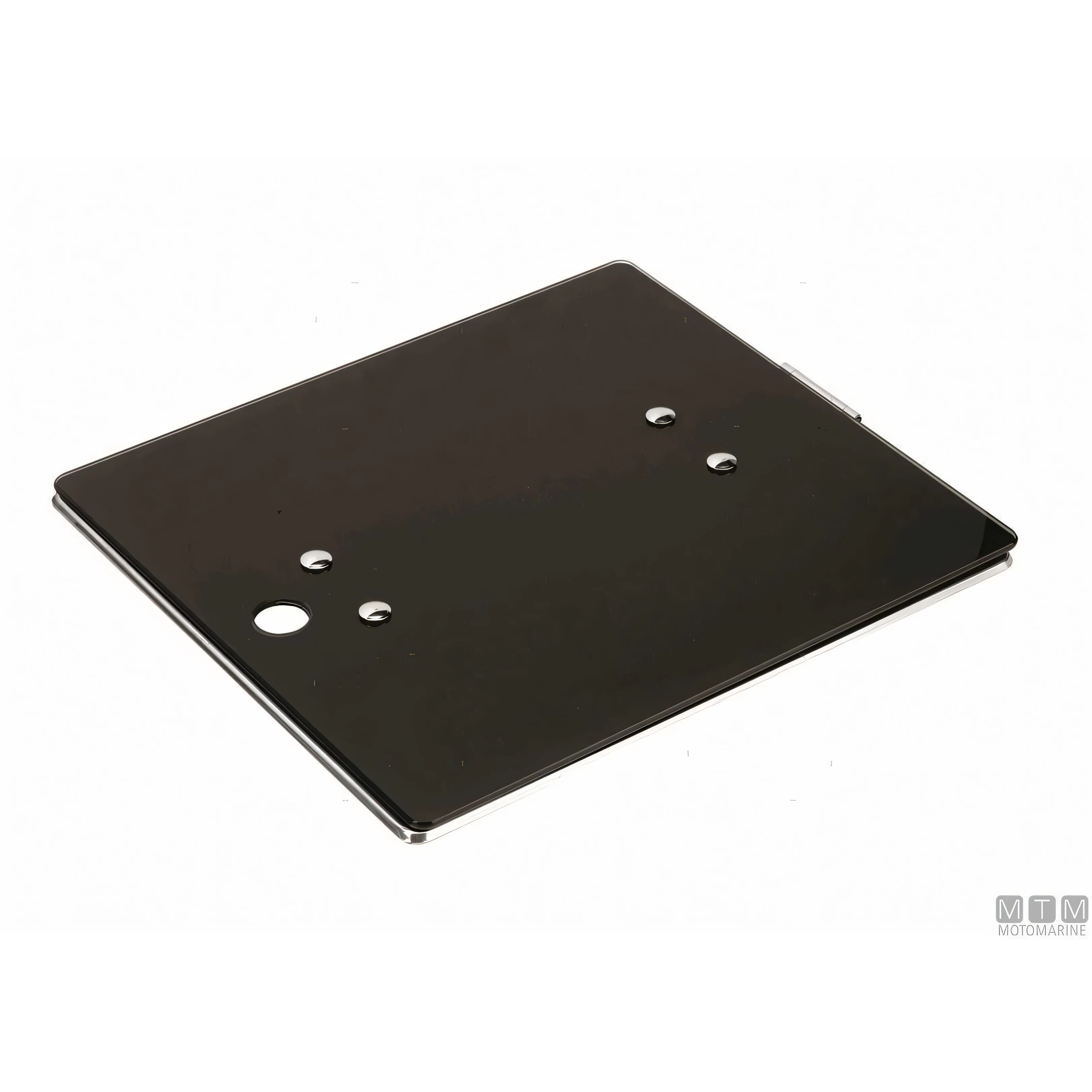 Lavello Can rettangolare in acciaio inox 18/8 con coperchio in vetro — 320x350 mm