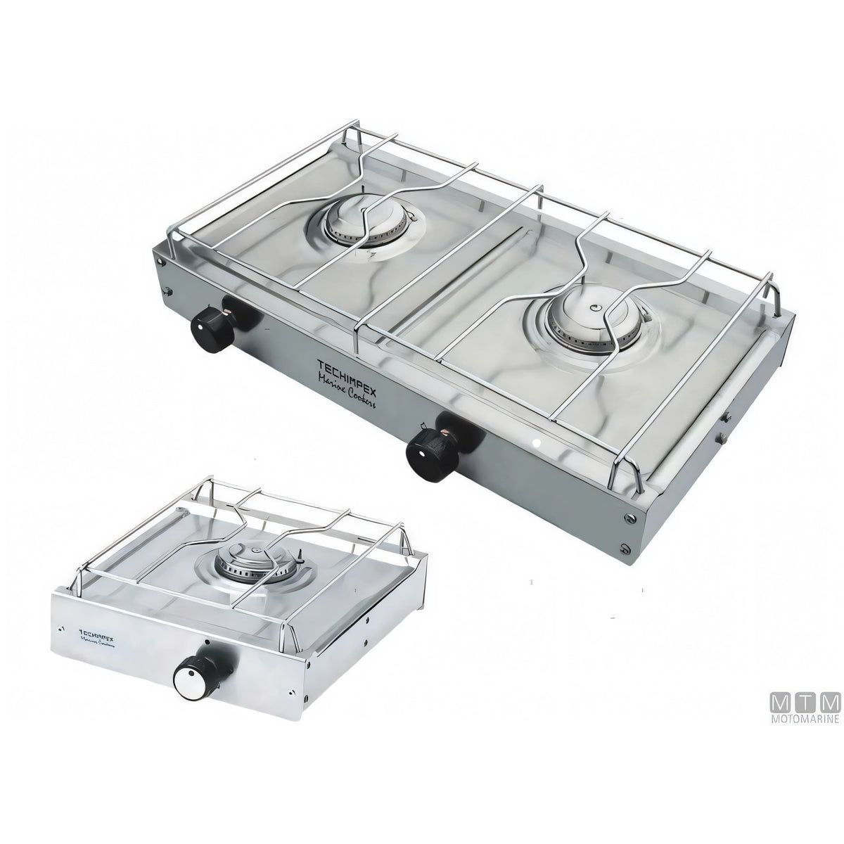 Techimpex fornello a gas Capri Ponza acciaio inox 18/8 — Capri 1 fuoco