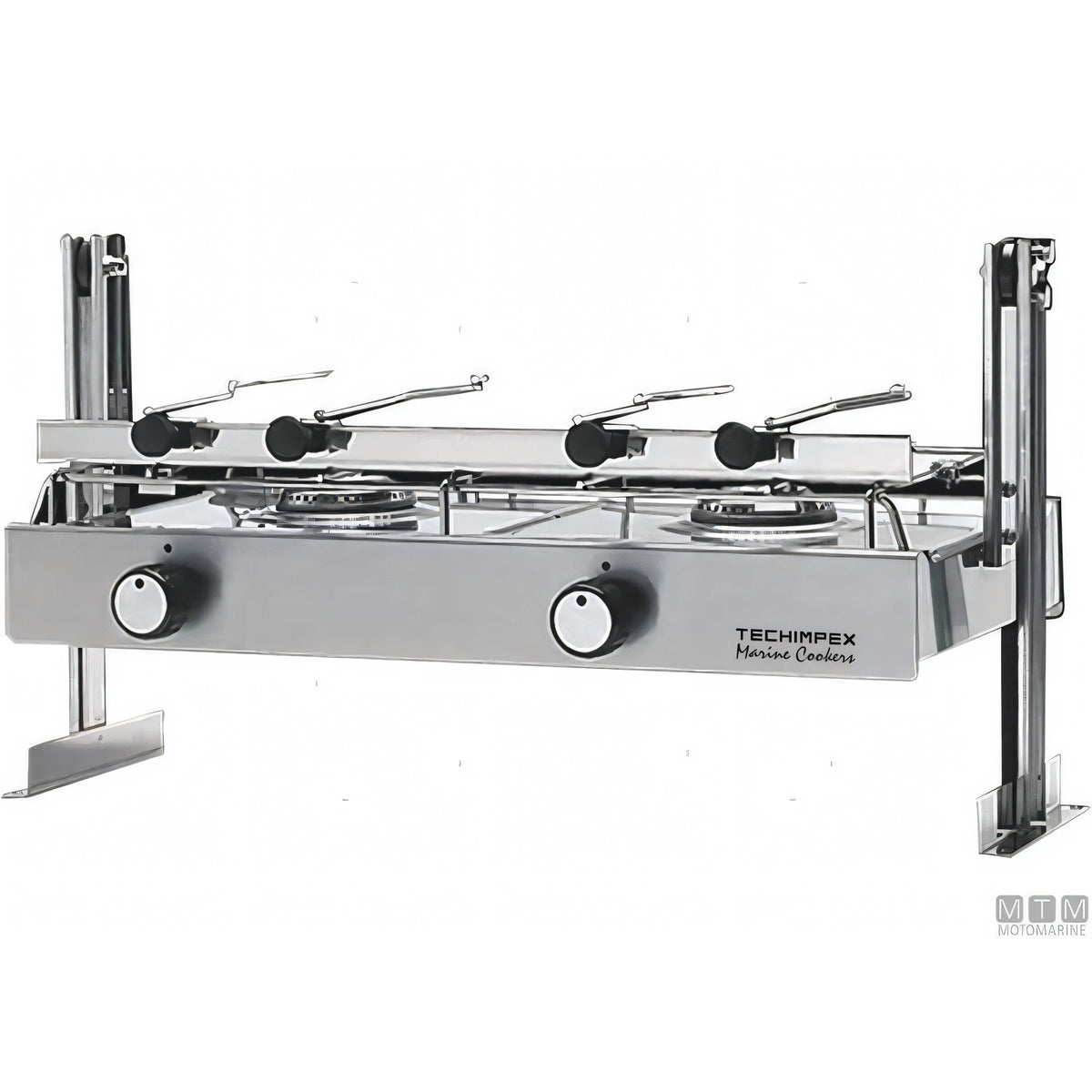 Techimpex fornello a gas Capri Ponza acciaio inox 18/8 — Capri 1 fuoco