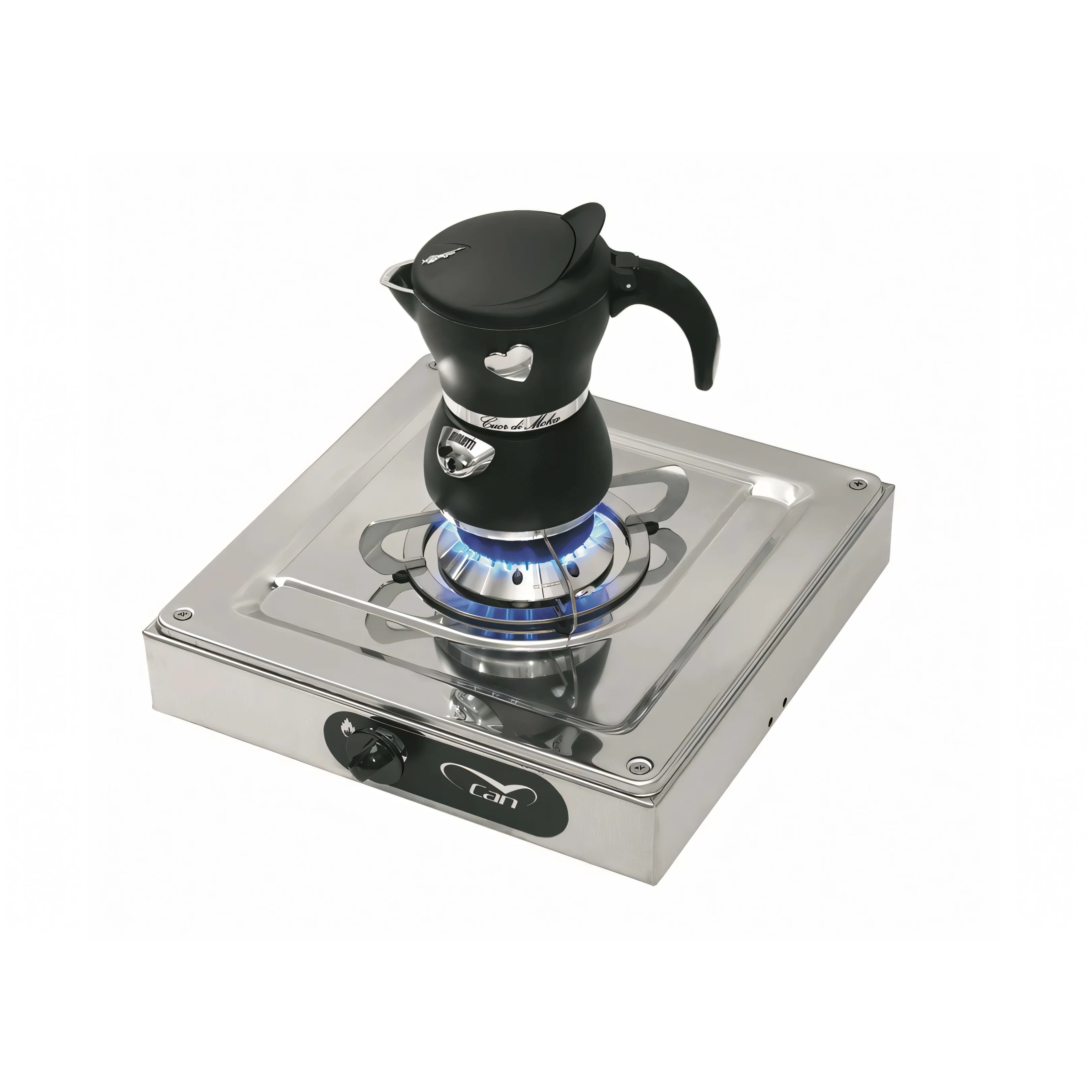 Can Hotty fornello a gas inox 18/8 — Fornello 1 fuoco