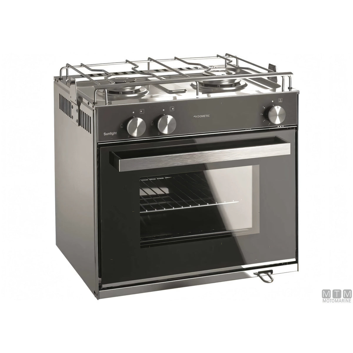 Dometic Cucina SunLight 2 fuochi con forno acciaio inox 18/8 — SunLight 2 fuochi