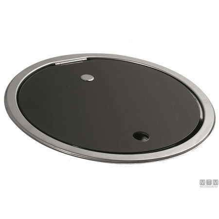Can Hoodiny fornello 1 fuoco acciaio inox con coperchio — Ø 340 mm