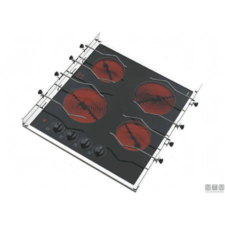 Piano cottura Techimpex a piastre radianti da incasso — 2 fuochi