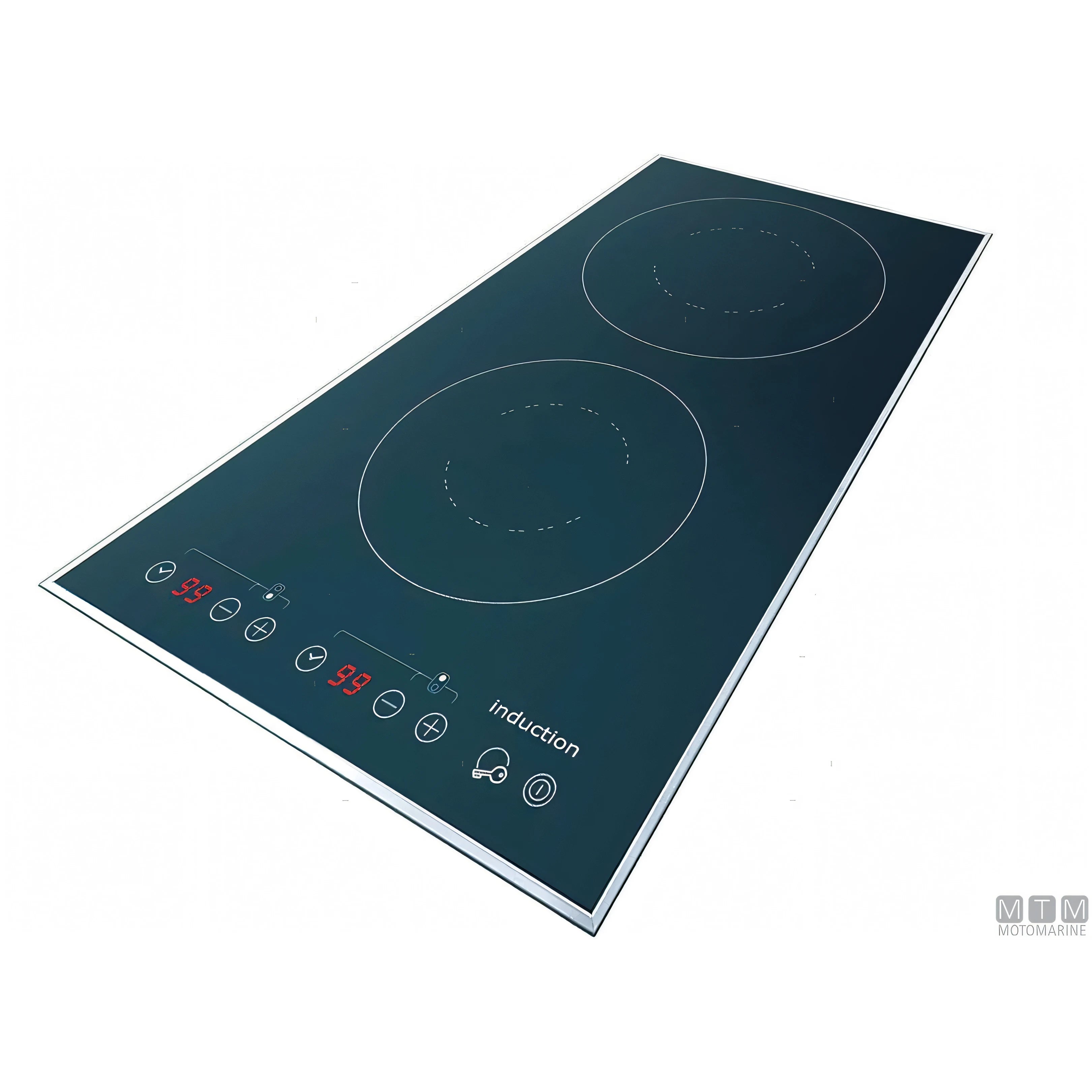 Techimpex piano cottura a induzione vetroceramica da incasso — Piano cottura 2 fuochi