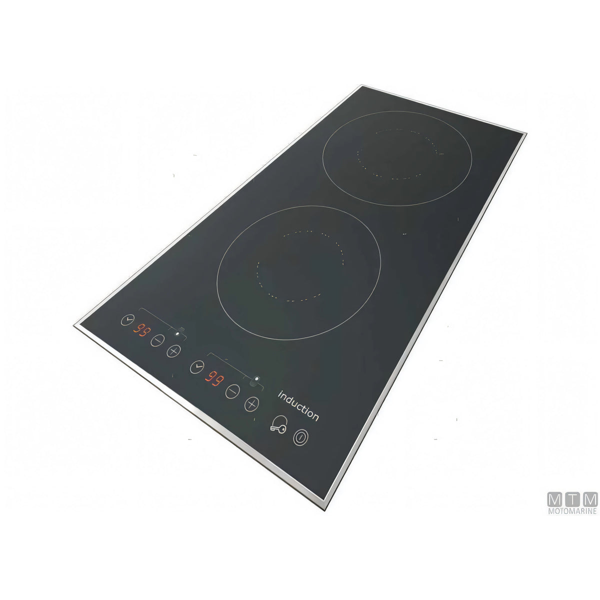 Techimpex piano cottura a induzione vetroceramica da incasso — Piano cottura 2 fuochi