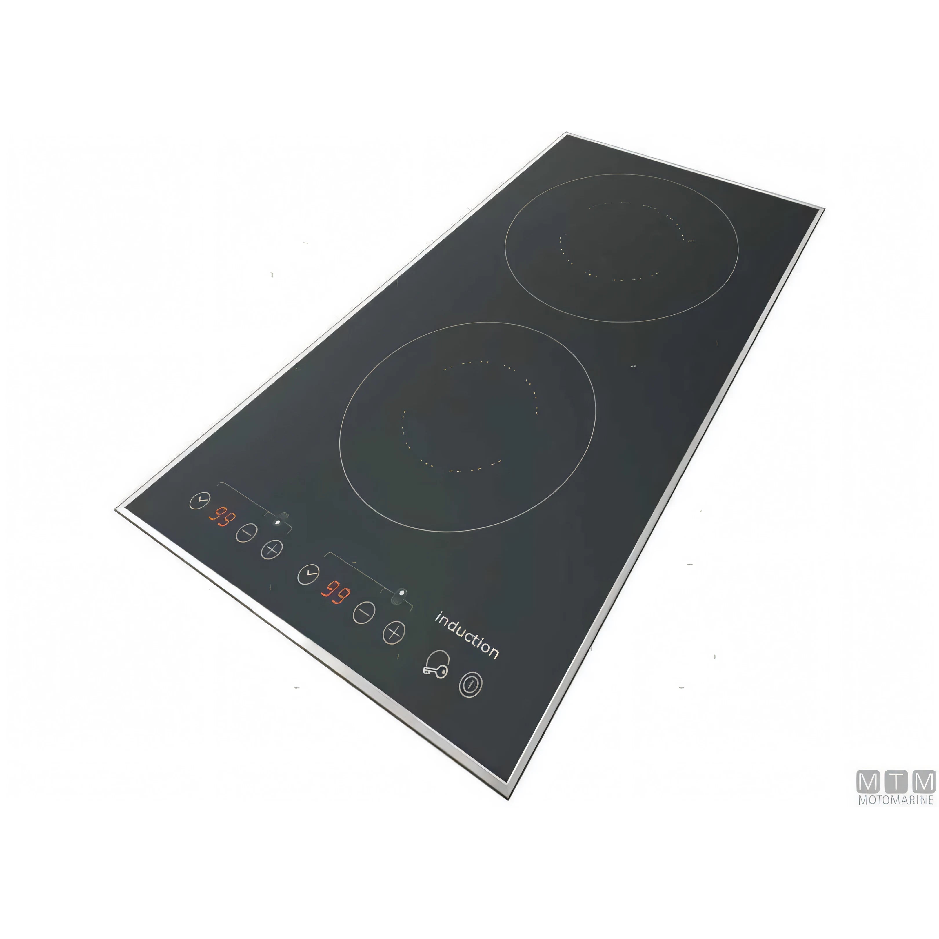 Techimpex piano cottura a induzione vetroceramica da incasso — Piano cottura 2 fuochi