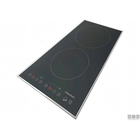 Techimpex piano cottura a induzione vetroceramica da incasso — Piano cottura 2 fuochi