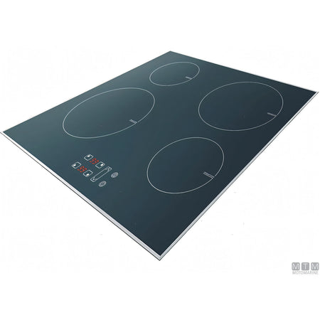 Techimpex piano cottura a induzione vetroceramica da incasso — Piano cottura 4 fuochi Grado