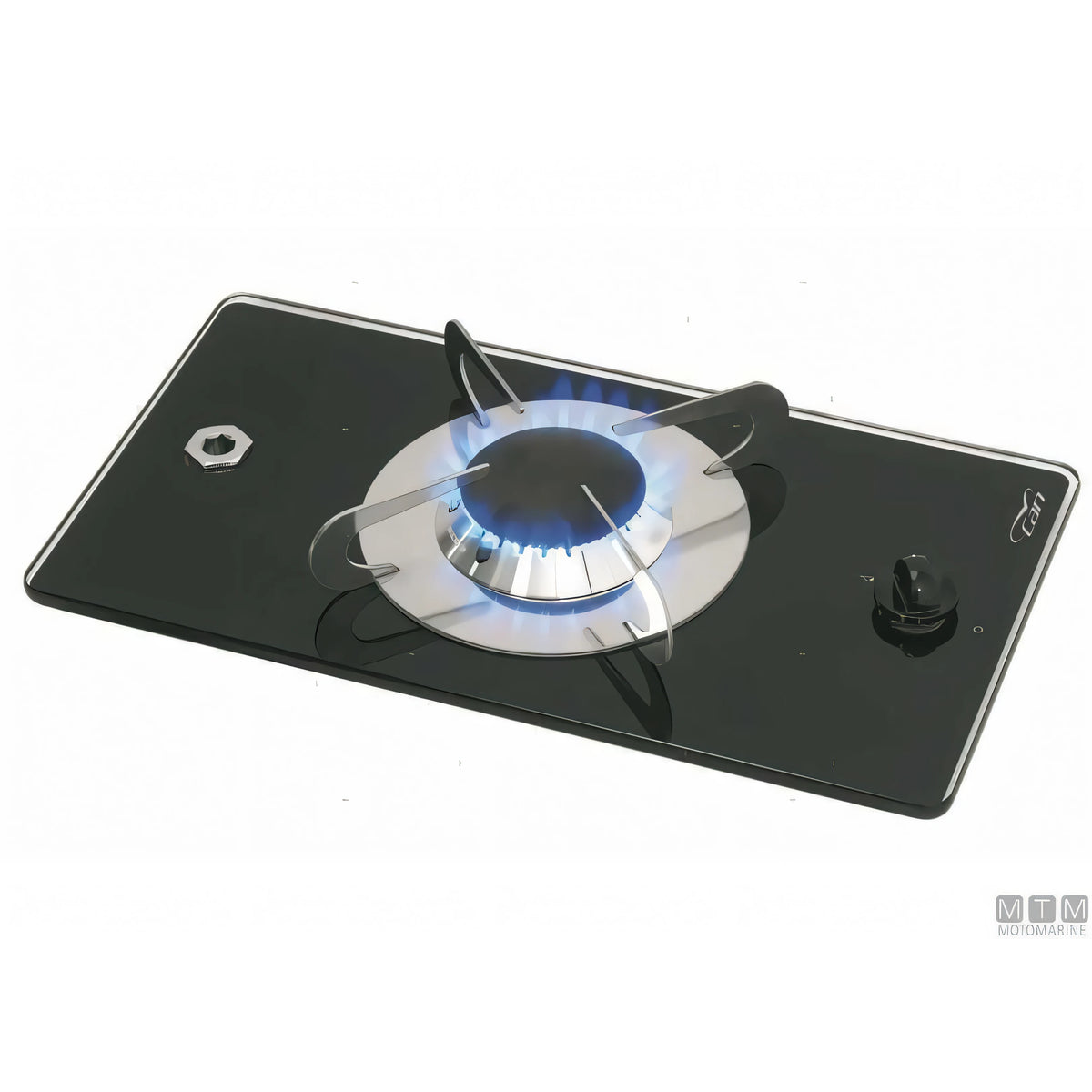 Fornello a gas Can Chrystal 1 fuoco vetro temperato — PV1350