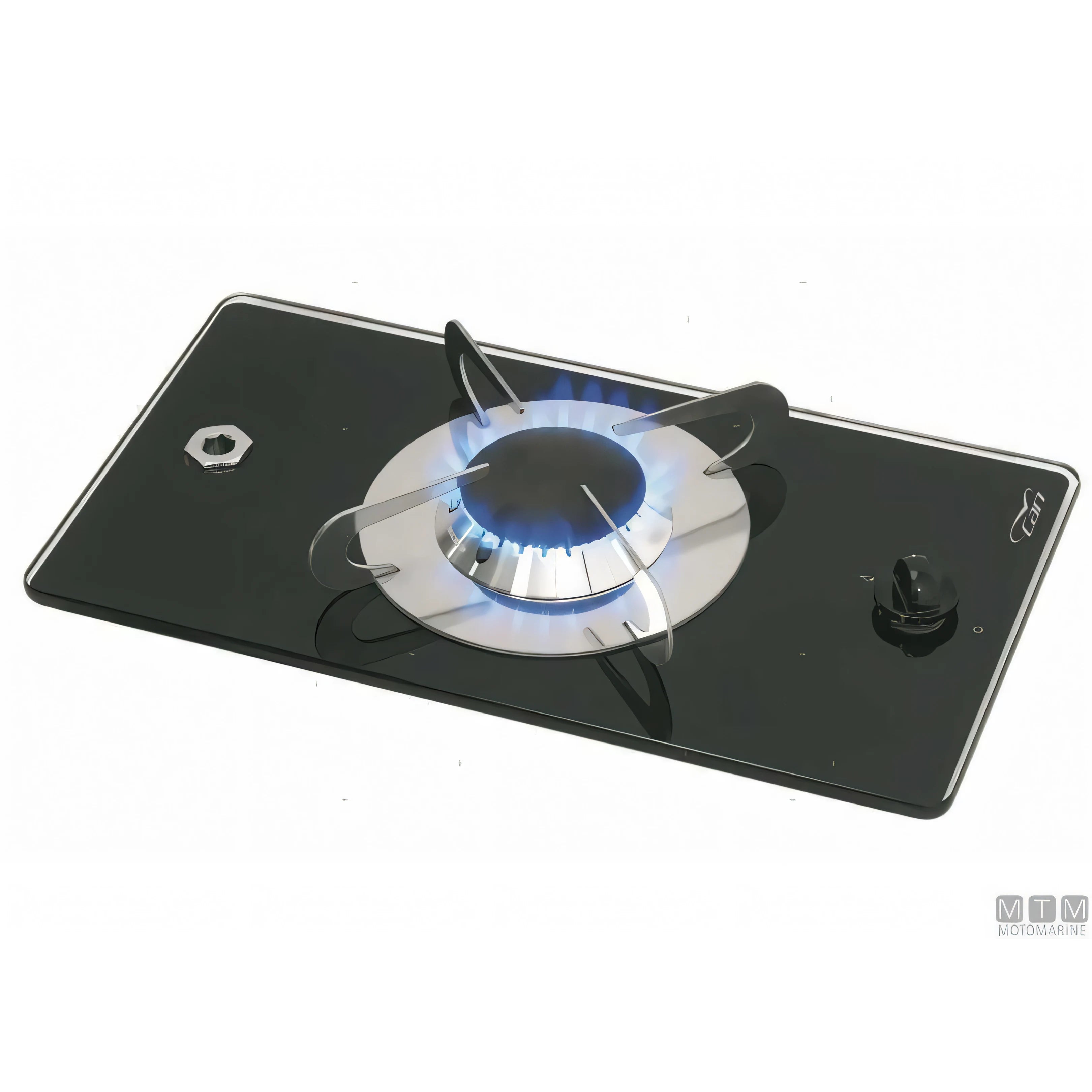 Fornello a gas Can Chrystal 1 fuoco vetro temperato — PV1350