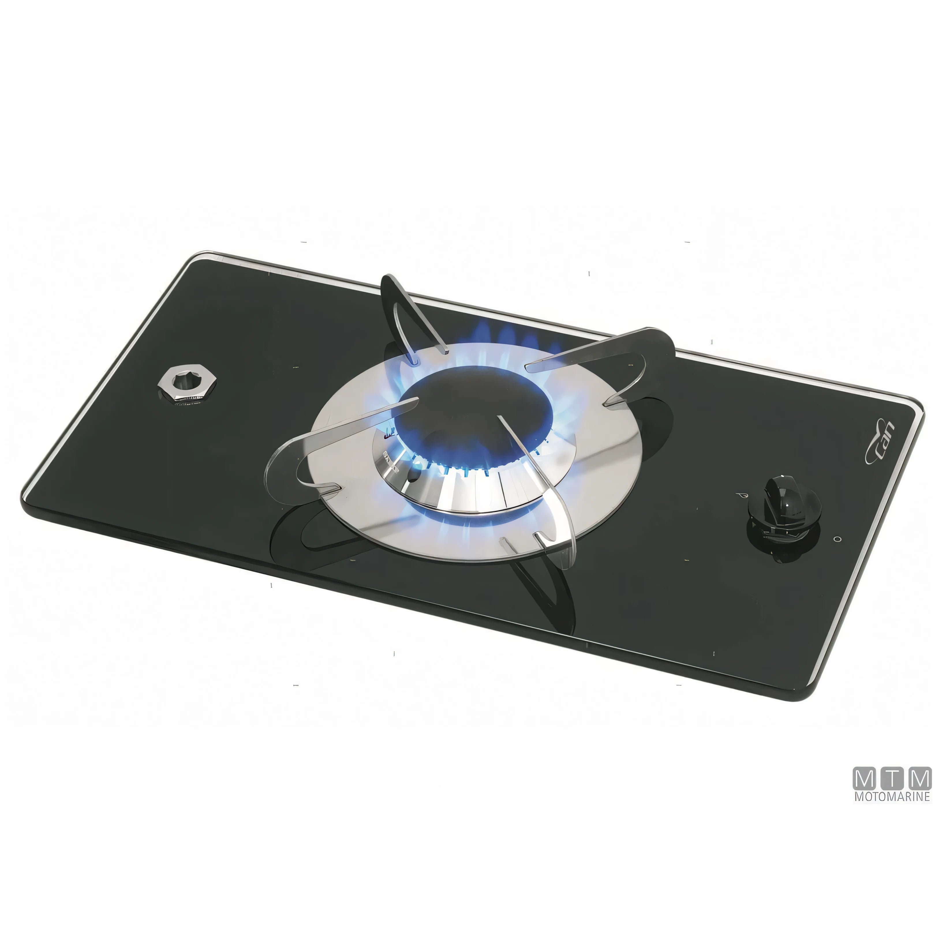 Fornello a gas Can Chrystal 1 fuoco vetro temperato — PV1350